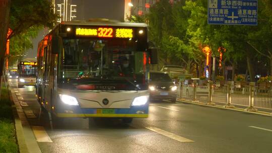 城市街道的红灯笼4K