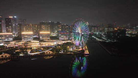 深圳欢乐港湾摩天轮夜景