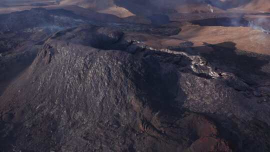 火山，熔岩流，火山，喷发