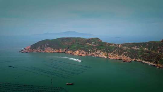 高清实拍福建霞浦四礵列岛大海岛屿