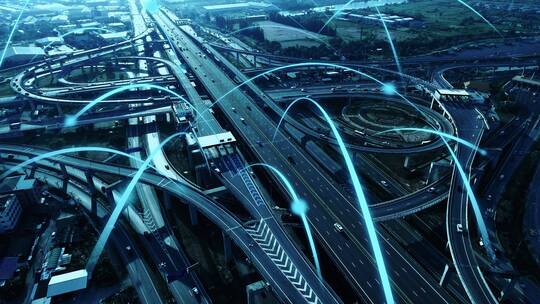 智慧城市 人工智能 交通 AI 大脑  大数据视频素材模板下载