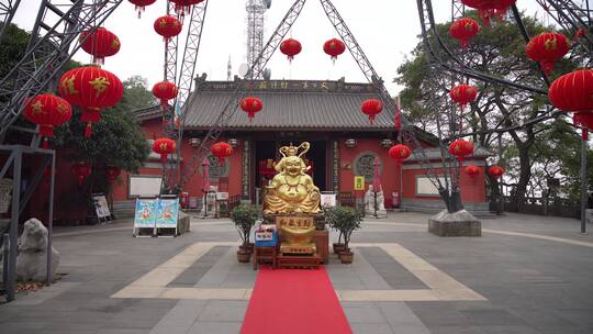 杭州北高峰灵顺寺-天下第一财神庙