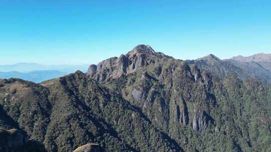 云南高黎贡山群山山脉原始森林南斋公房