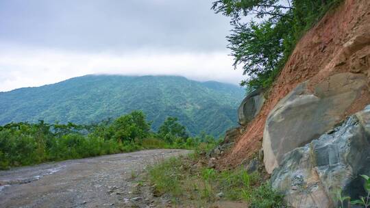 湖南雪峰山山区公路视频素材模板下载