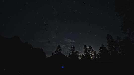 流星雨星空灿烂星星宇宙天空星光灿烂