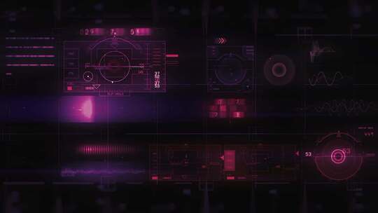 粉红色的光粒子移动动画背景视频素材模板下载
