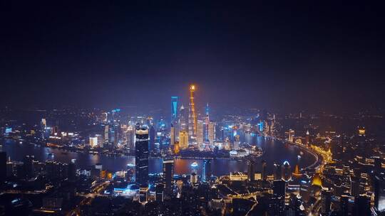 浦东陆家嘴夜景