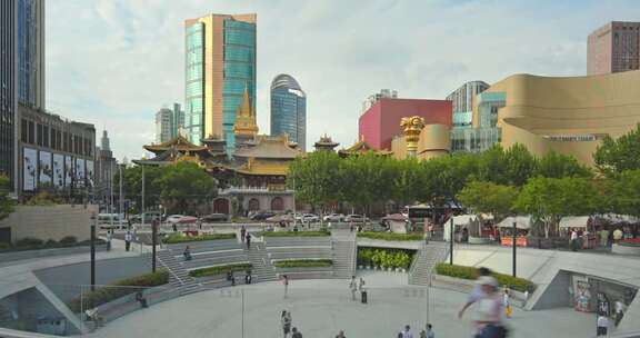 上海静安寺丰盛里静安寺广场