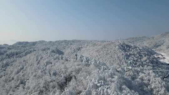 汉江源景区雪景航拍宣传片