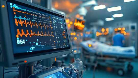 ICU重症监护生命体征 心电图监护仪诊断
