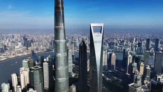 上海外滩陆家嘴地标建筑宣传片上海航拍