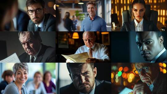 外国国外企业高管形象展示专业精英人士风采高清在线视频素材下载