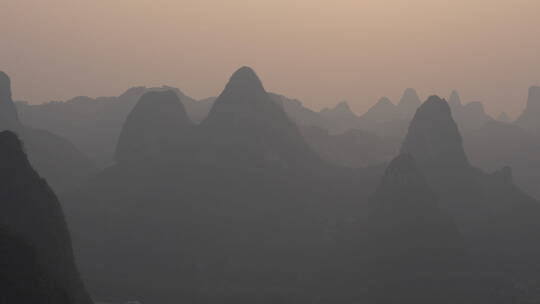 广西桂林阳朔贵州黔东南喀斯特地貌高山航拍视频素材模板下载