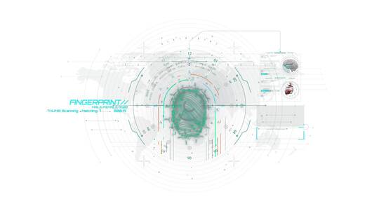 高端科技电影指纹识别人物详细信息素材视频素材模板下载