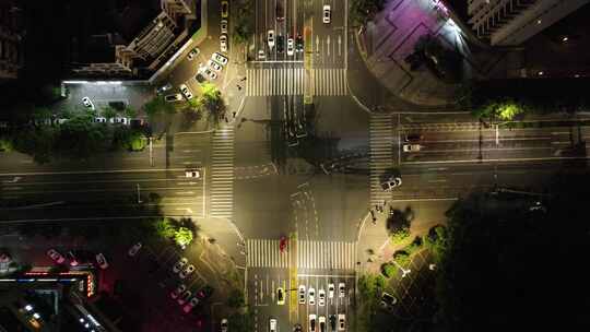 台州夜景航拍