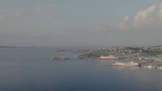 山东威海·海边油井航拍