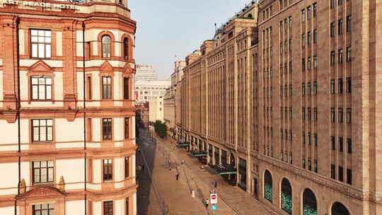 上海外滩历史建筑街景