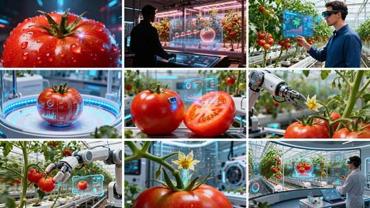 智能温室番茄种植 科技赋能现代农业