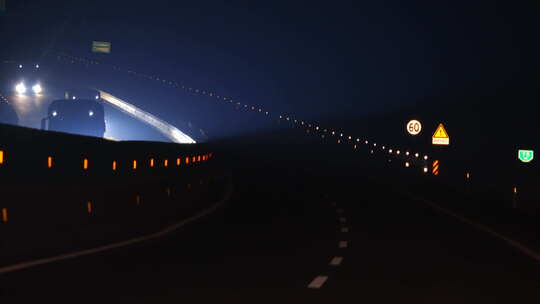 夜间高速行车