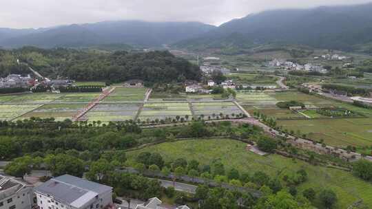 合集福建古田会议红色旅游景区航拍