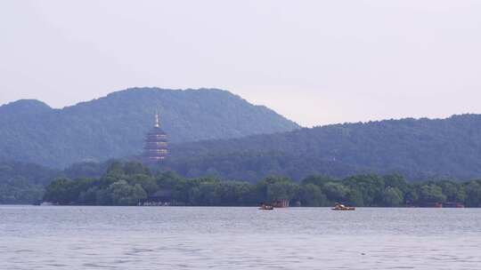 杭州西湖雷峰塔风景