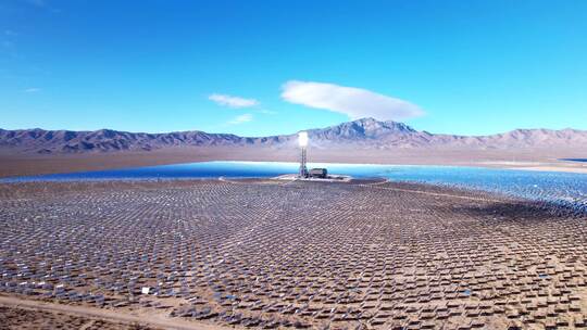 荒漠太阳能发电