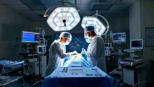 医院医生团队开会患者病人护士ai素材