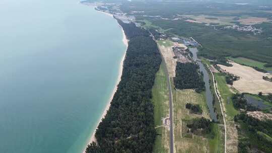 海南旅游公路海南海岸线