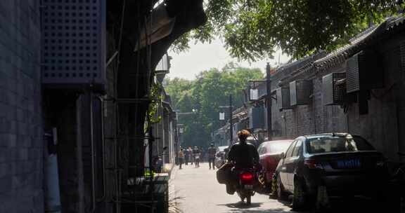 北京胡同 胡同光影 人文北京空镜头