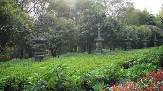 杭州飞来峰永福寺禅院风景