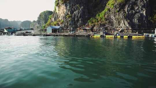 海，浮屋，岩石，浮标