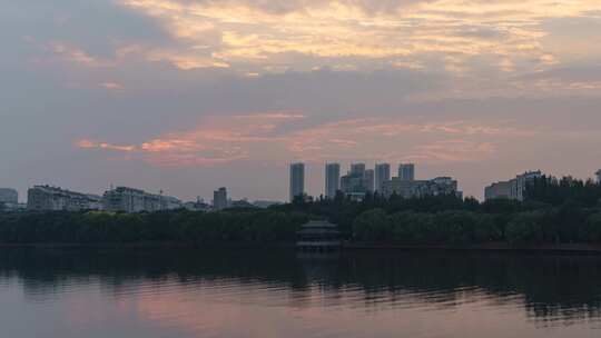 晚霞日落夕阳黄昏傍晚