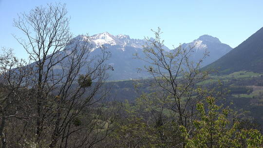 远眺阿尔卑斯山