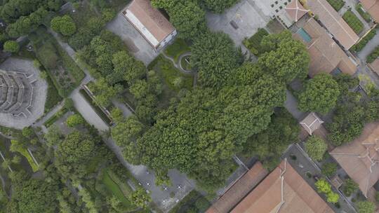 泉州开元寺东西塔西街钟楼航拍泉州市区大景视频素材模板下载