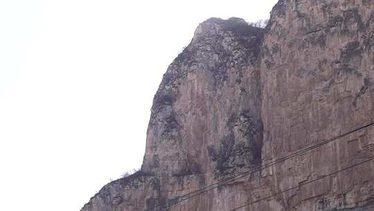 岩石山脉局部景象