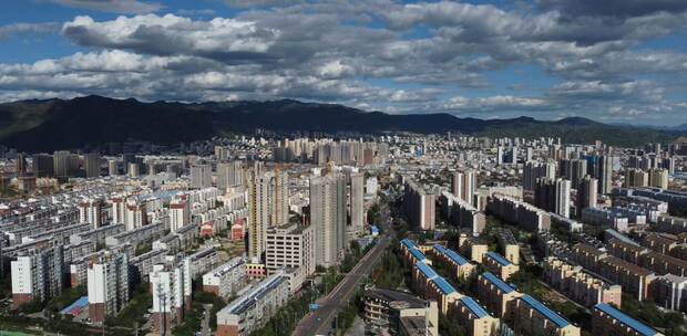 张家口城市大景