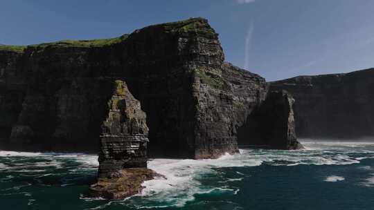 克莱尔，爱尔兰，悬崖，海景