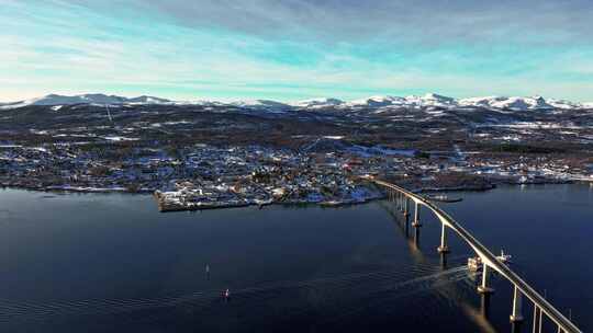 4K延时航拍挪威芬斯内斯自然风光
