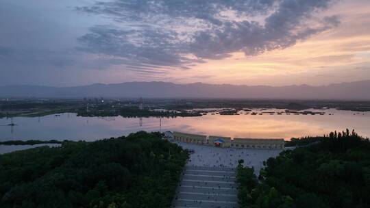 宁夏览山公园视频素材模板下载