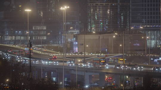 城市夜景空镜 都市夜晚