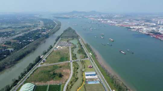 【4K30帧】湖南长沙月亮岛航拍无人机