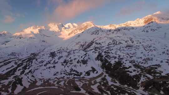 山，风景，山脊，雪