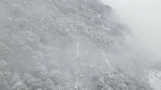 庐山大雪航拍4K