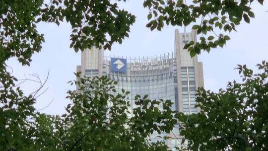 上海银行大厦视频素材模板下载