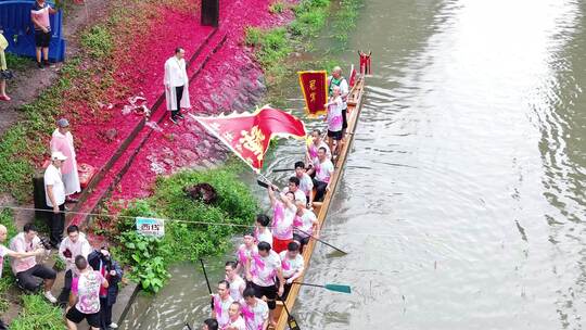 中国广东省广州市天河汇彩路深涌杯龙舟比赛