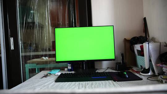 电脑屏幕 抠绿
