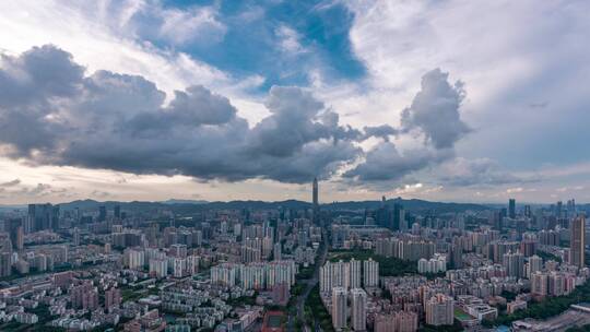 【正版素材】深圳大景全景