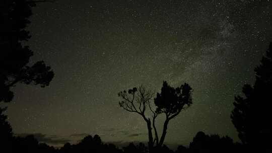 星空银河延时摄影