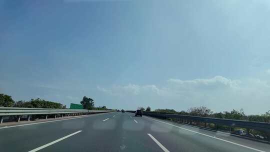 行车记录广州绕城高速往南沙视频素材模板下载