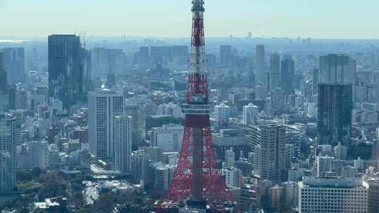 日本东京东京塔风景